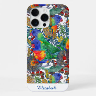 Individueller Regenbogen-Lori-Botanischer-Garten  iPhone 16 Pro Max Hülle