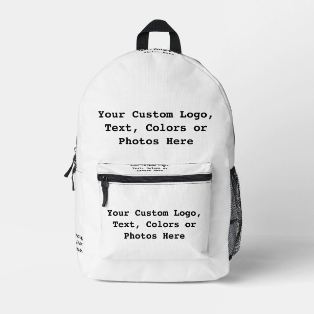 Individueller Rucksack Personalisiert Erstelle Dei (Vorderseite)