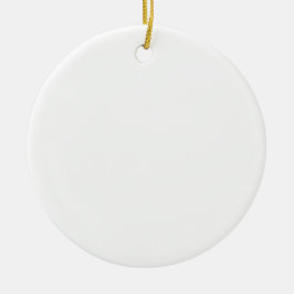 Individueller runder Anhänger Keramikornament