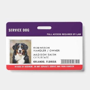 Individueller Servic hund Ausweis