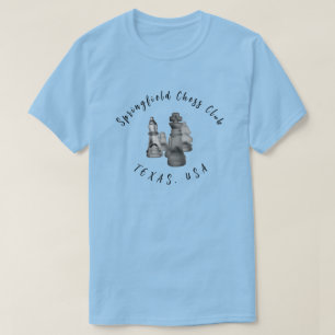 Individueller T - Shirt für einen Schachklub