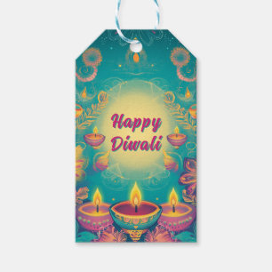 Individueller Text, Diwali Spark Illuminate & Cele Geschenkanhänger