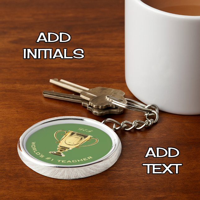 Individueller Text für Lehrer Nummer eins Schlüsselanhänger (Von Creator hochgeladen)
