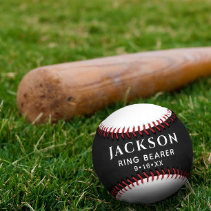 Individueller Text Hochzeitsgunst Ringträger Anden Baseball
