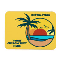 Individueller Text Tropical Beach Sunset