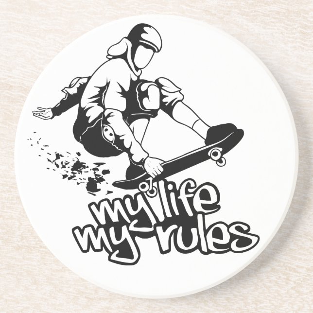 Individueller Untersetzer für Skateboarding (Vorne)