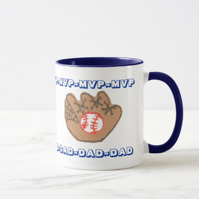 Individueller Vatertag-Becher MVP DAD Tasse (Rechts)