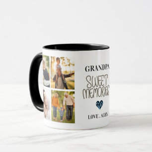 Individuelles 5-Foto-Geschenk für Opa mit süßen Er Tasse