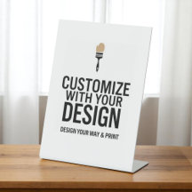 Individuelles 6 x 8" Leerzeichen für Ereignisanzei