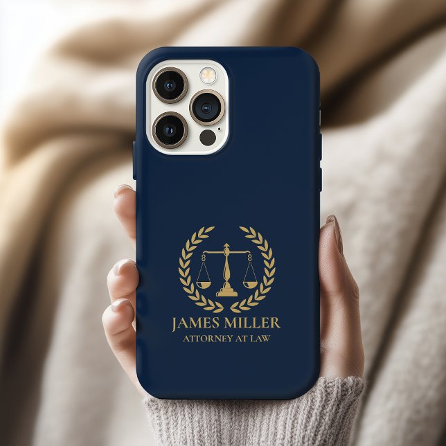 Individuelles Anwaltshandy Case-Geschenk für Jura- iPhone Hülle (custom graduation keepsake lawyer gift, personalized law school case, custom attorney birthday gift)