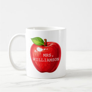 Individuelles Apple-Lehrergeschenk Kaffeetasse