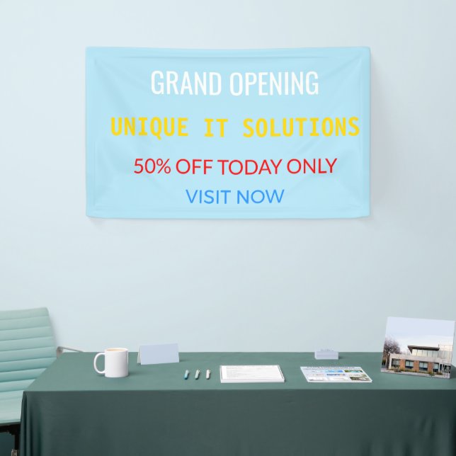Individuelles Banner Personalisiertes Vinyl-Banner (Messeveranstaltung)