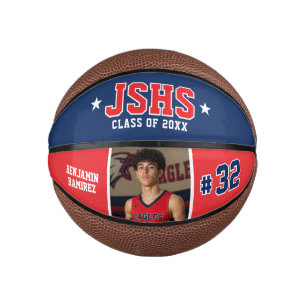 Individuelles Basketball-Geschenk für Senioren mit Mini Basketball