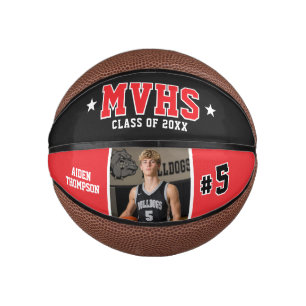 Individuelles Basketball-Geschenk für Senioren mit Mini Basketball