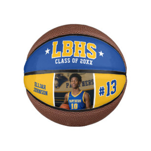 Individuelles Basketball-Geschenk für Senioren mit Mini Basketball