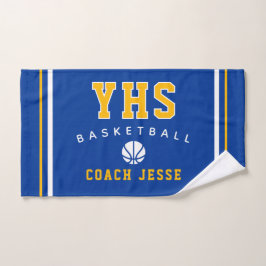 Individuelles Basketball-Trainerhandtuch, Team-Ges Handtuch