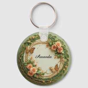 🌸 Individuelles Blumennamen-Geschenk für alltägli Schlüsselanhänger