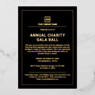 Individuelles Business Corporate Event Party Folieneinladung