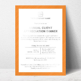 Individuelles Business Corporate Event Party Folieneinladung