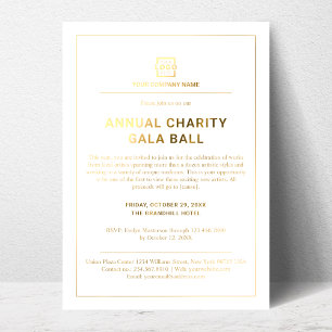 Individuelles Business Corporate Event Party Folieneinladung