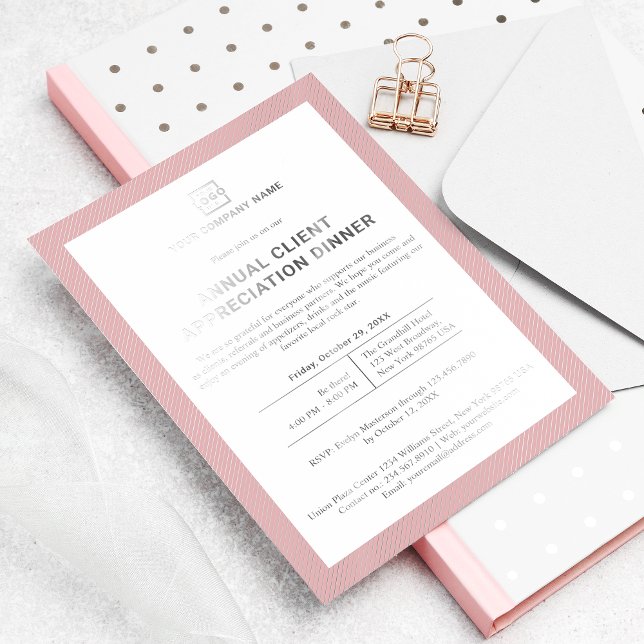 Individuelles Business Corporate Event Party Folieneinladung (Von Creator hochgeladen)