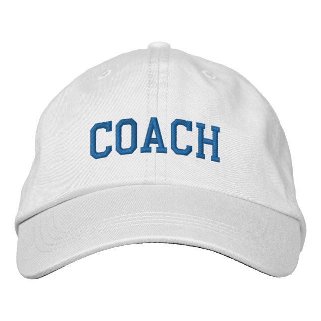 Individuelles Coach-Geschenk Bestickte Baseballkappe (Vorderseite)