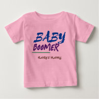 Individuelles Design von Babyboomer-Namen