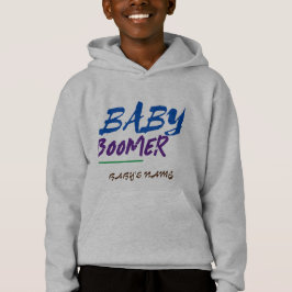 Individuelles Design von Babyboomer-Namen Hoodie