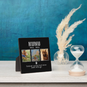 Individuelles Erinnerungs-Geschenk für Haustiere - Fotoplatte