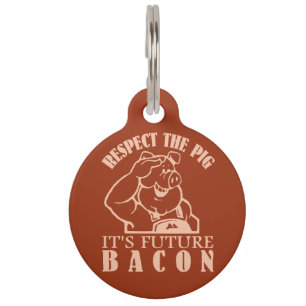 Individuelles Farbtipptag PIEL TO BACON Tiermarke