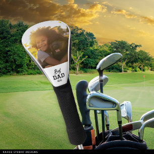 Individuelles Foto Bester Papa Aller Zeiten Golf Headcover