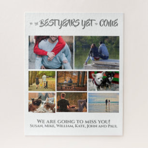 Individuelles Foto, das die Altersvorsorge absiche Puzzle