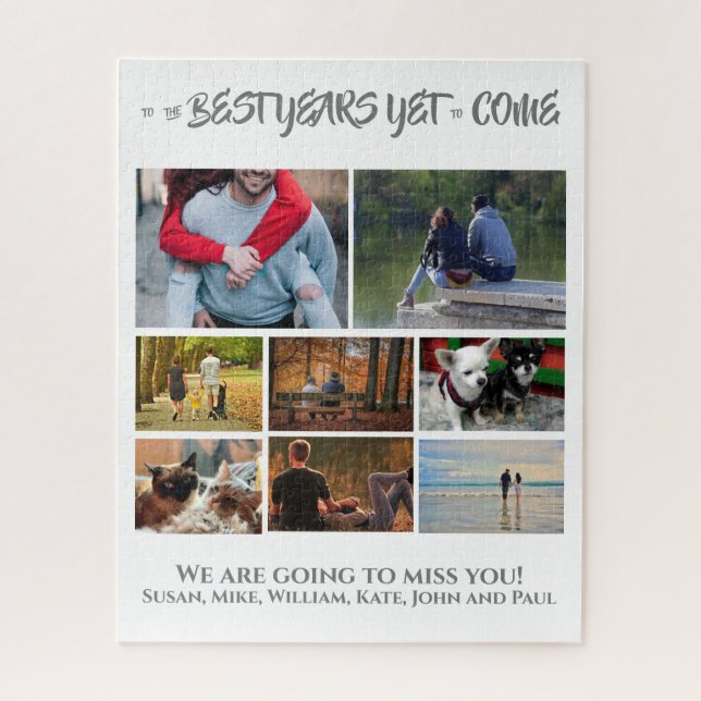 Individuelles Foto, das die Altersvorsorge absiche Puzzle (Vertikal)