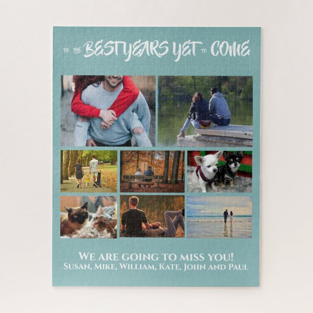 Individuelles Foto, das die Altersvorsorge absiche Puzzle (Vertikal)