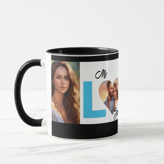 Individuelles Foto Die Liebe Inspiriert Elegance-T Tasse (Links)