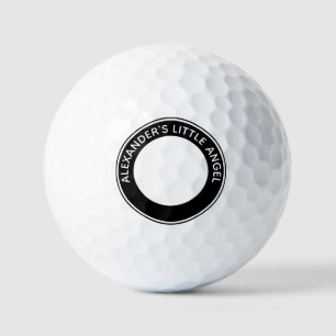 Individuelles Foto für Kinderkids-Familien Golfball