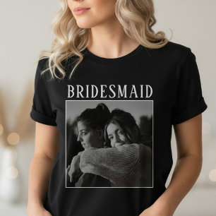 Individuelles Foto-Shirt für Brautjungfern und Bra T-Shirt