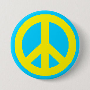 Individuelles Friedenszeichen Button