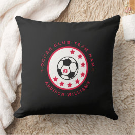 Individuelles Fußball-Senior-Nacht-Geschenk-Team-N Kissen
