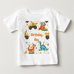 Individuelles Geburtstags-T-Shirt für Jungen mit B Baby T-shirt