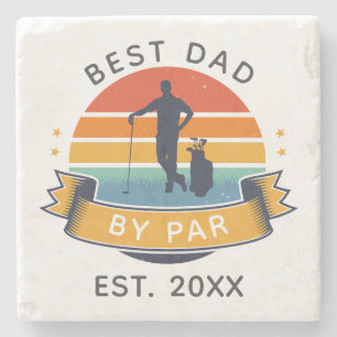 Individuelles Geschenk für den besten Papa von Par Steinuntersetzer