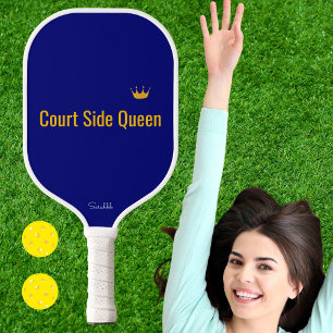 Individuelles Geschenk für die Court Side Queen Pi Pickleball Schläger
