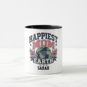 individuelles Geschenk zum Muttertag: glücklichste Tasse