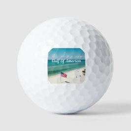 Individuelles Golfball Set patriotisch