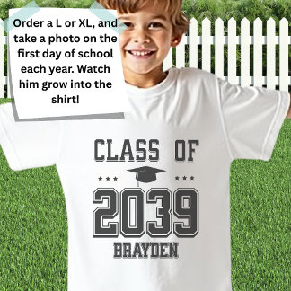 Individuelles Handabdruck-Andenken zum Schulbeginn T-Shirt