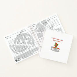Individuelles, hausgemachte Suppenrezeptbuch Notizbuch