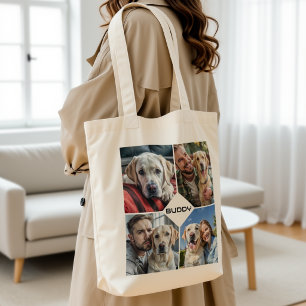 individuelles Hunde-Fotocollage Haustier Tragetasche