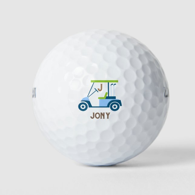 Individuelles, individuelles Mongramm für den best Golfball (Vorderseite)