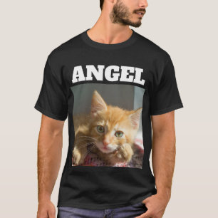 Individuelles Katzenfoto-Haustier-personalisiertes T-Shirt