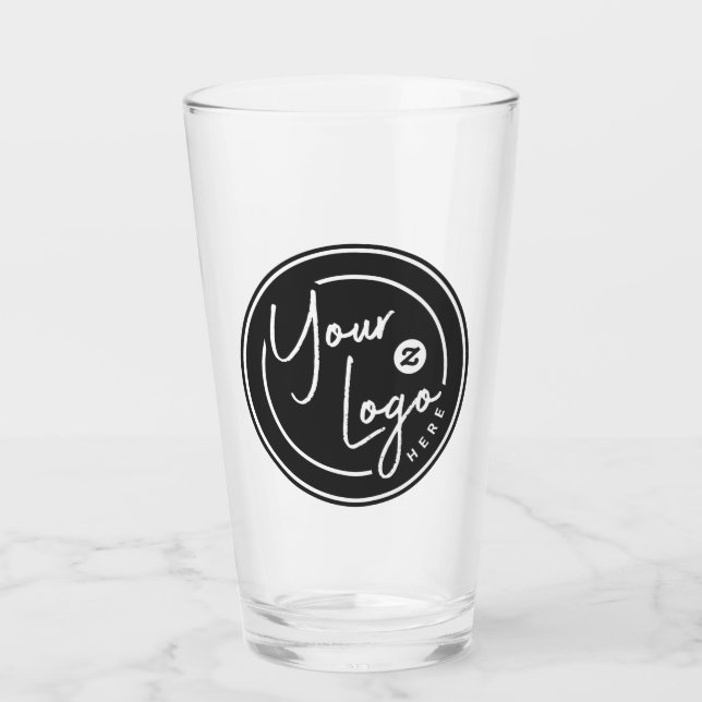 Individuelles Logogeschäft Glas (Vorderseite)